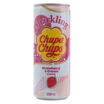 Chupa Chups - Strawberry Cream 250ml 24 Canettes