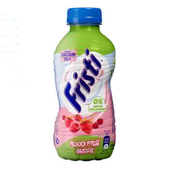Fristi - Rood Fruit 0% Suiker 300ml 12 Stuks