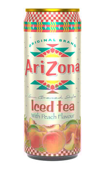Arizona - Peach Iced Tea 330ml 12 Blikjes