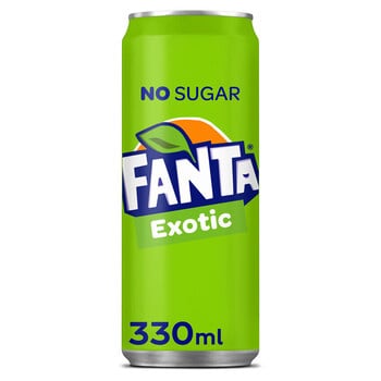 Fanta - Exotic Zero Sugar 330ml 24 Blikjes