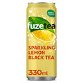 Fuze - Ice Tea Sparkling Lemon Black Tea 330ml 24 Dosen