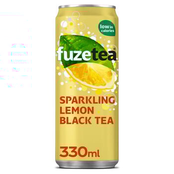 Fuze - Ice Tea Sparkling Lemon Black Tea 330ml 24 Blikjes