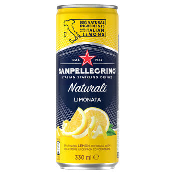San Pellegrino - Naturali Limonata 330ml 24 Blikjes