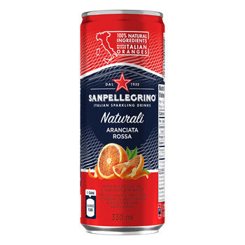 San Pellegrino - Naturali Aranciata Ross330ml 24 Dosen