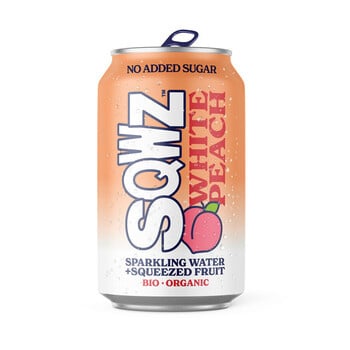 Sqweeze - Bio Whtie Peach 330ml 12 Dosen