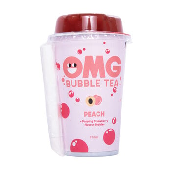 OMG Bubble Tea - Plack Peach 270ml 10 Pieces