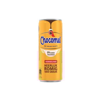Chocomel - 0% Suiker  250ml 24 Blikjes