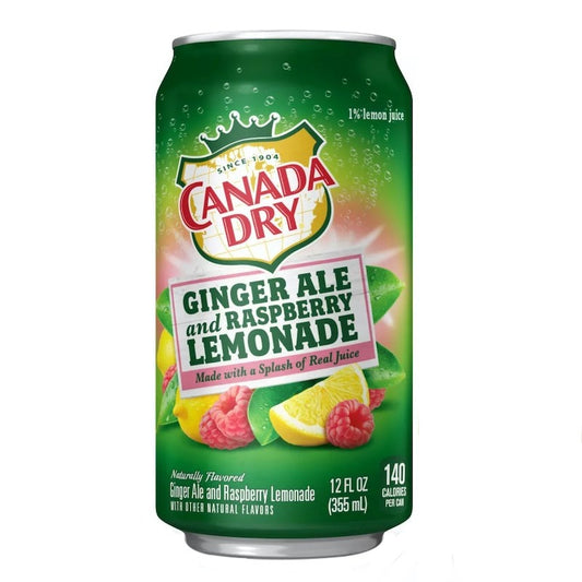 Canada Dry - Ginger Ale + Raspberry Lemonade 355ml
