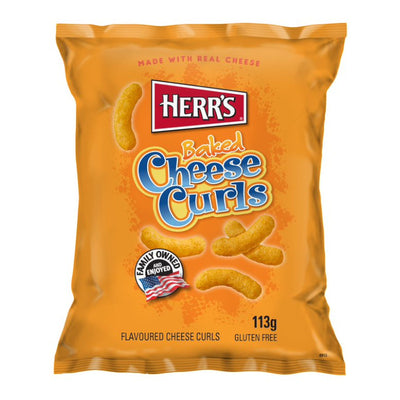 Herr’s - Baked Cheese Curls 113 Gram 12 Pieces