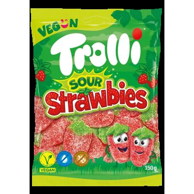 Trolli - Sour Strawbies 150 Gram
