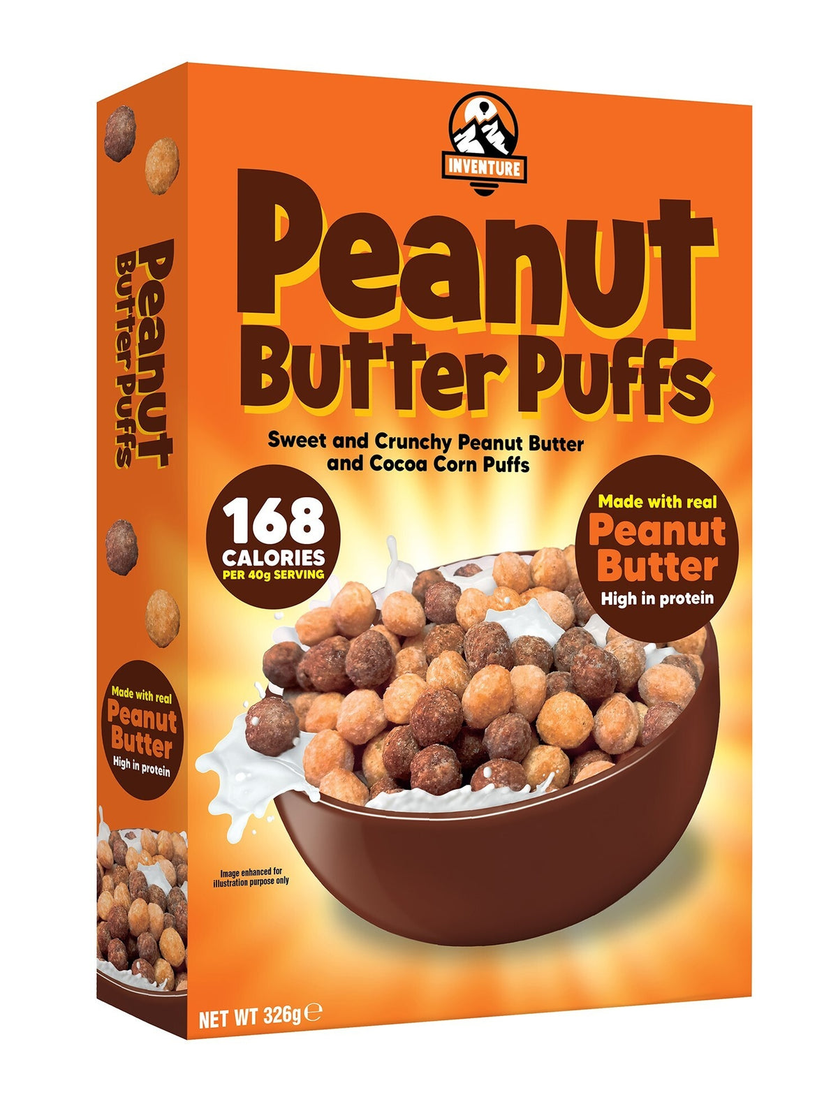 Inventure - Erdnussbutter-Puffs 326 Gramm