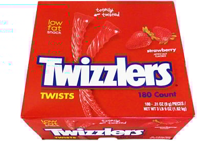 Twizzlers - Strawberry 180 Stuks 1620 Gram