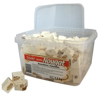 Lonka Nougat Amandel 1.5 Kilo
