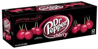 Dr Pepper - Cherry 355ml 12 Blikjes ***THT 15-01-2026***