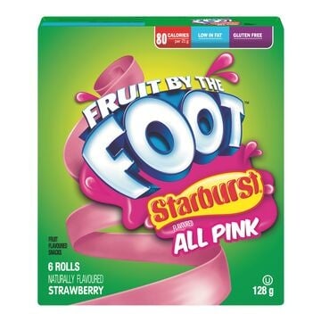 Starburst - Fruit By The Foot Starburst All Pink 128 Gram