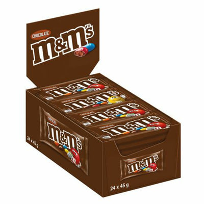 M&Ms - Chocolate 45 Gram 24 Pieces (import)