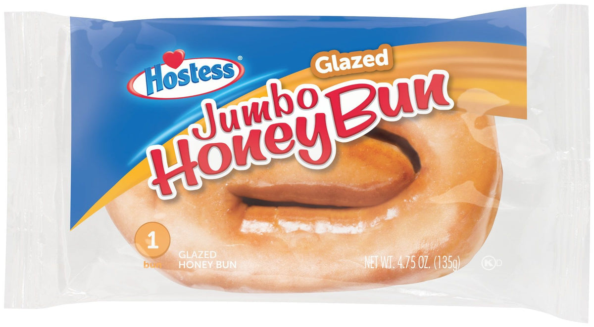 Hostess - Jumbo Glazed Honey Bun 135 Gram