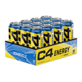 C4 - Energy Drink Zero Sugar Frozen Bombsicle 330ml 12 Canettes