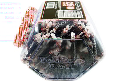 Tootsie Roll Jar 2780 Gram/280 Stuks