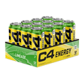 C4 - Energy Drink Zero Sugar Twisted Limeade 330ml 12 Cans