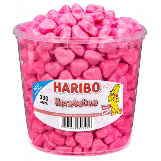 Haribo - Silo Roze Schuimharten 330 Stuks