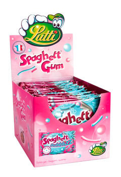 Lutti - Spaghettigum Bubbliz 24 Stuks
