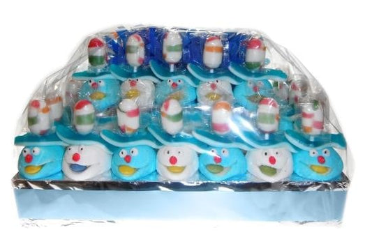 Snoeptraktatie - Jongens Blauw/Wit Lolly 30 Stuks