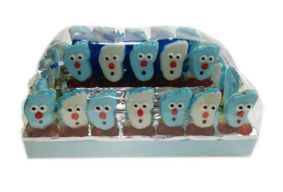 Snoeptraktatie - Voetjes Blauw 30 Stuks