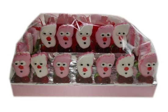 Süßigkeitentraktatie - Voetjes Roze 30 Stück