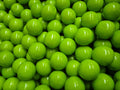 Oak Leaf - Grüne Apfel-Kaugummibällchen 200 Gramm