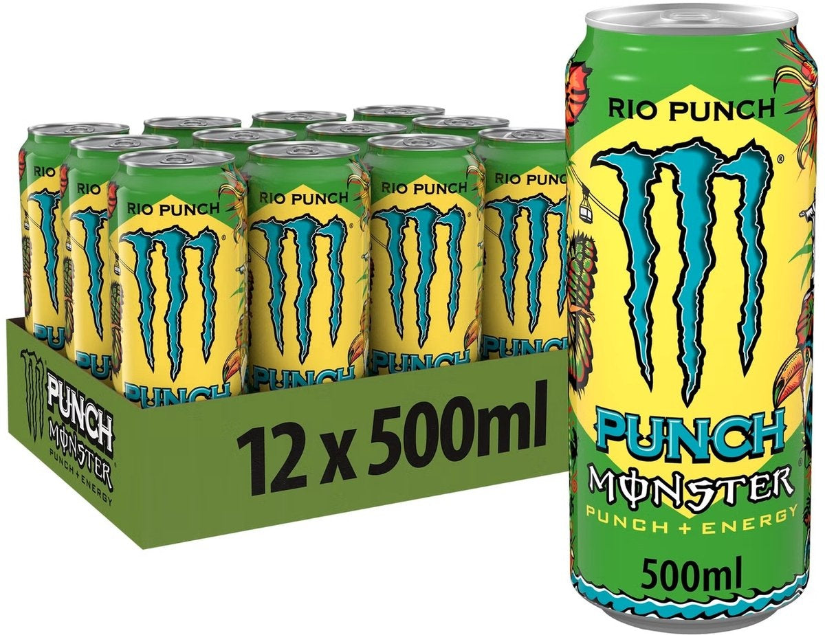 Monster - Rio Punch 500ml 12 canettes