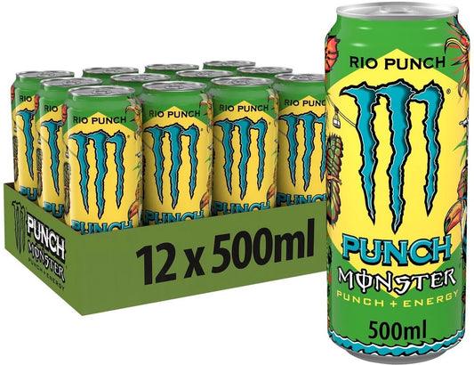 Monster - Rio Punch 500ml 12 Blikjes