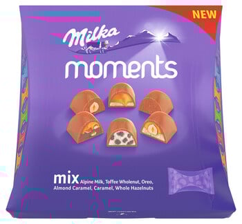 Milka - Moments Assorti Box 169 Gram 8 Stuks
