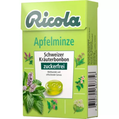 Ricola - Apfelminze Bonbon 50 Gramm (zuckerfrei)