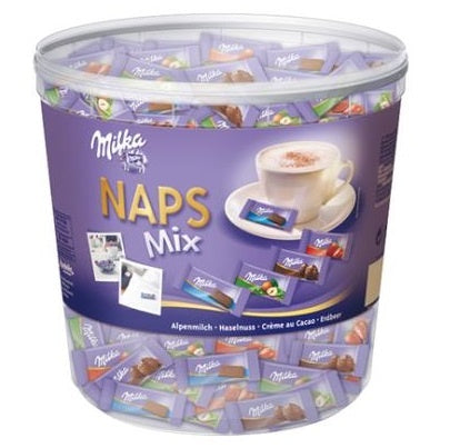 Milka - Naps Mix 1 Kilo +/- 207 Pieces