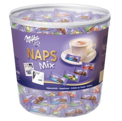 Milka - Naps Mix 1 Kilo +/- 207 Pieces