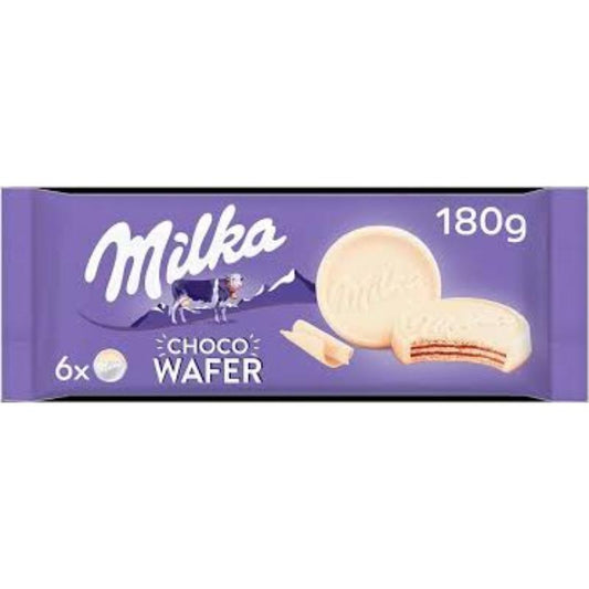 Milka - Choco Wafer White 180 Gram