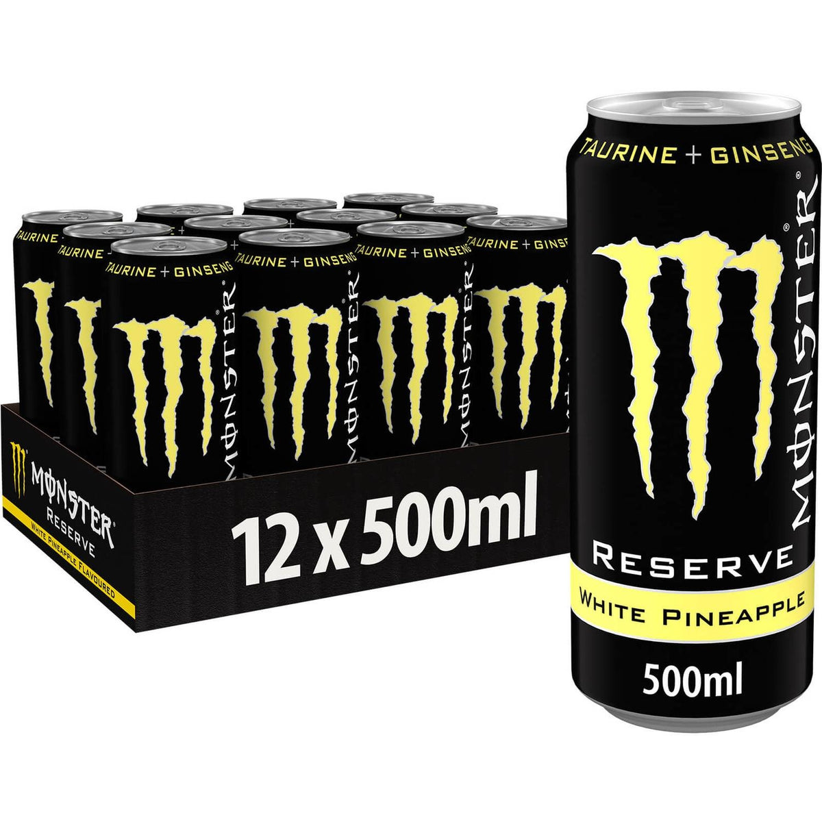 Monster - Reserve White Pineapple 500ml 12 Blikjes
