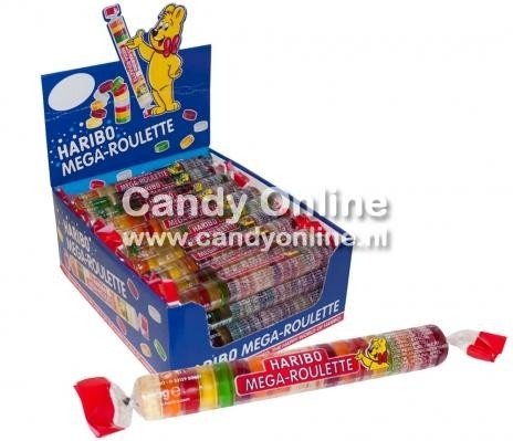 Haribo Mega Roulette Rollen 45 gram 40 Stuks