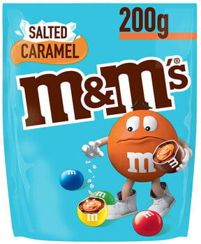 M&M's - Salted Karamel 200 Gram 11 Stück