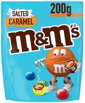M&M's - Salted Caramel 200 Gram 11 Stuks