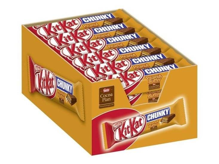 KitKat Chunky Peanut Butter 48 Gram 24 Stück