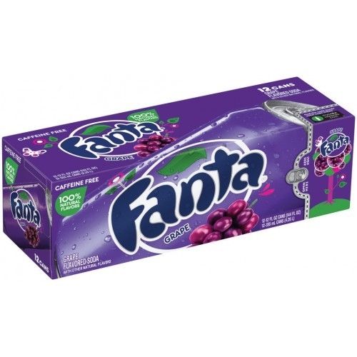Fanta - Grape 355ml 12 Blikjes