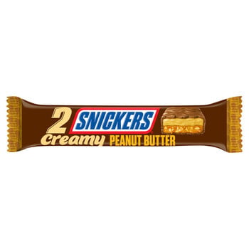Snickers - 2 Creamy Peanut Butter 37 Gram 24 Stuks