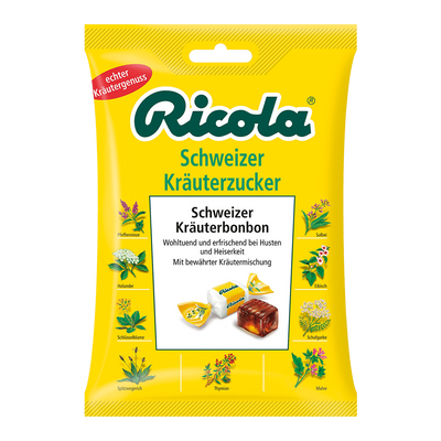 Ricola - Schweizer Kräuterzucker 75 Gram (suikervrij)
