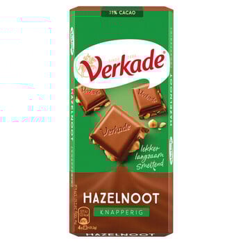 Verkade - Hazelnoot Knapperig 111 Gram 10 Stuks