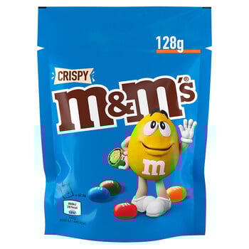 M&M's - Crispy 128 Gram 12 Stuks