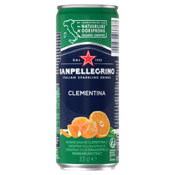 San Pellegrino - Clementina 330ml 12 Blikjes