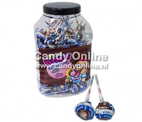 Fiesta Mister Bubble Gum Lolly's Cola 100 Stuks