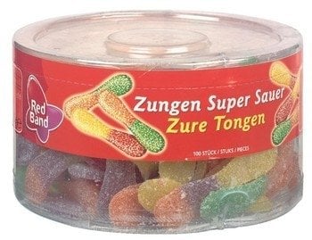 Red Band Silo Zure Tongen 100 Stuks 1200 Gram